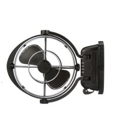 Sirocco II 12/24V Marine and RV 360° Fan, Black SEEKR by