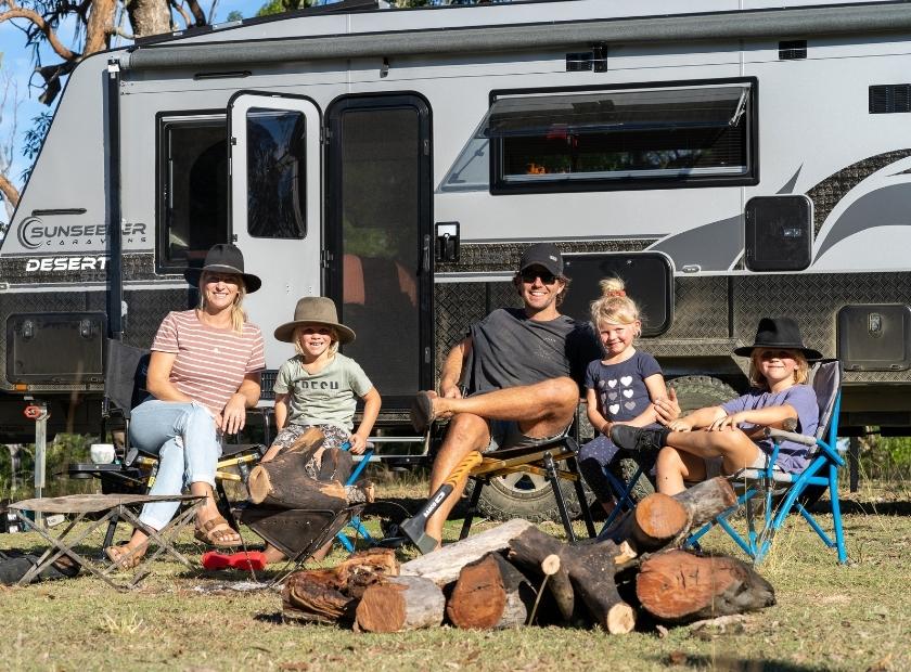 Trip in a Van Australia Family